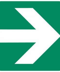 Directional Green Arrow safety sign