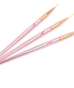 Rose Gold striping brush set | 3pc