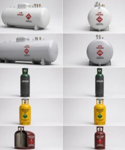 Industrial Nitrogen Cylinder 50L (High Pressure bulkable)