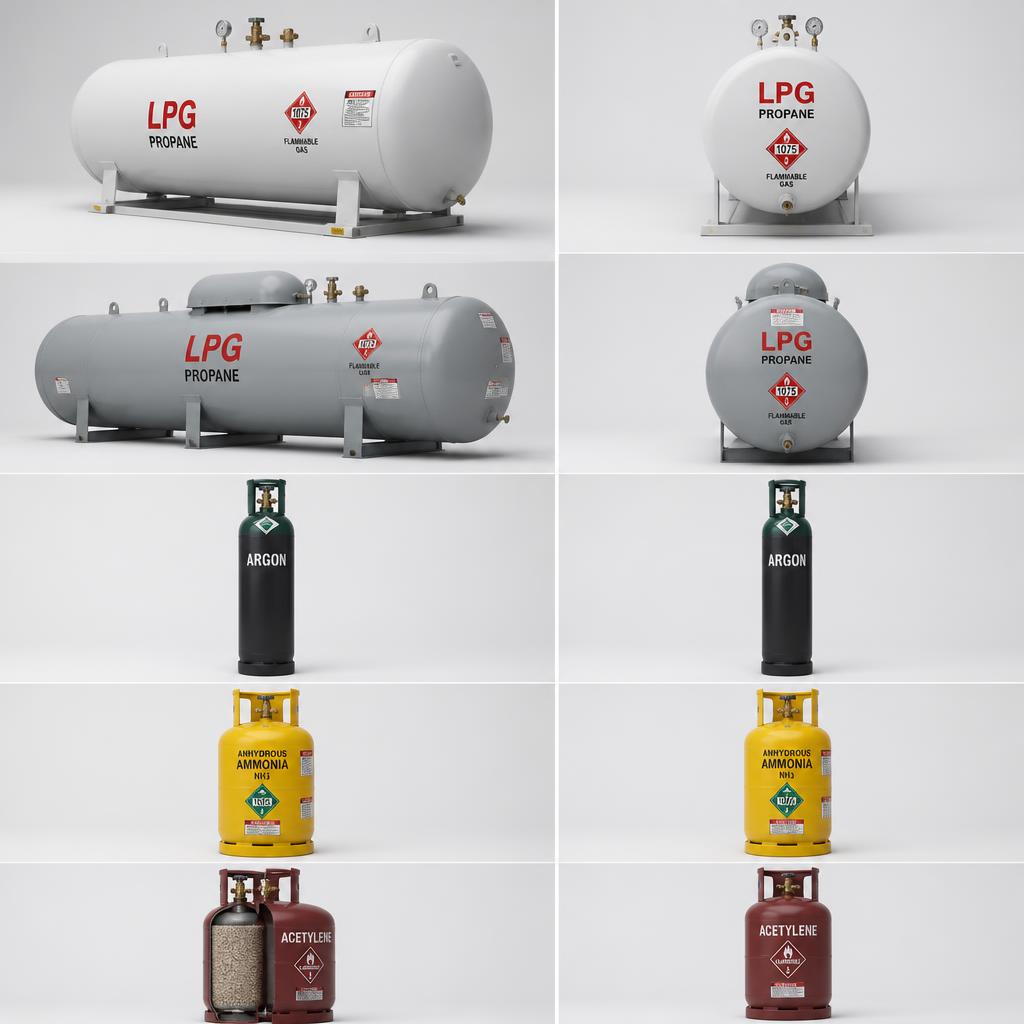 4 Acetylene Cylinder